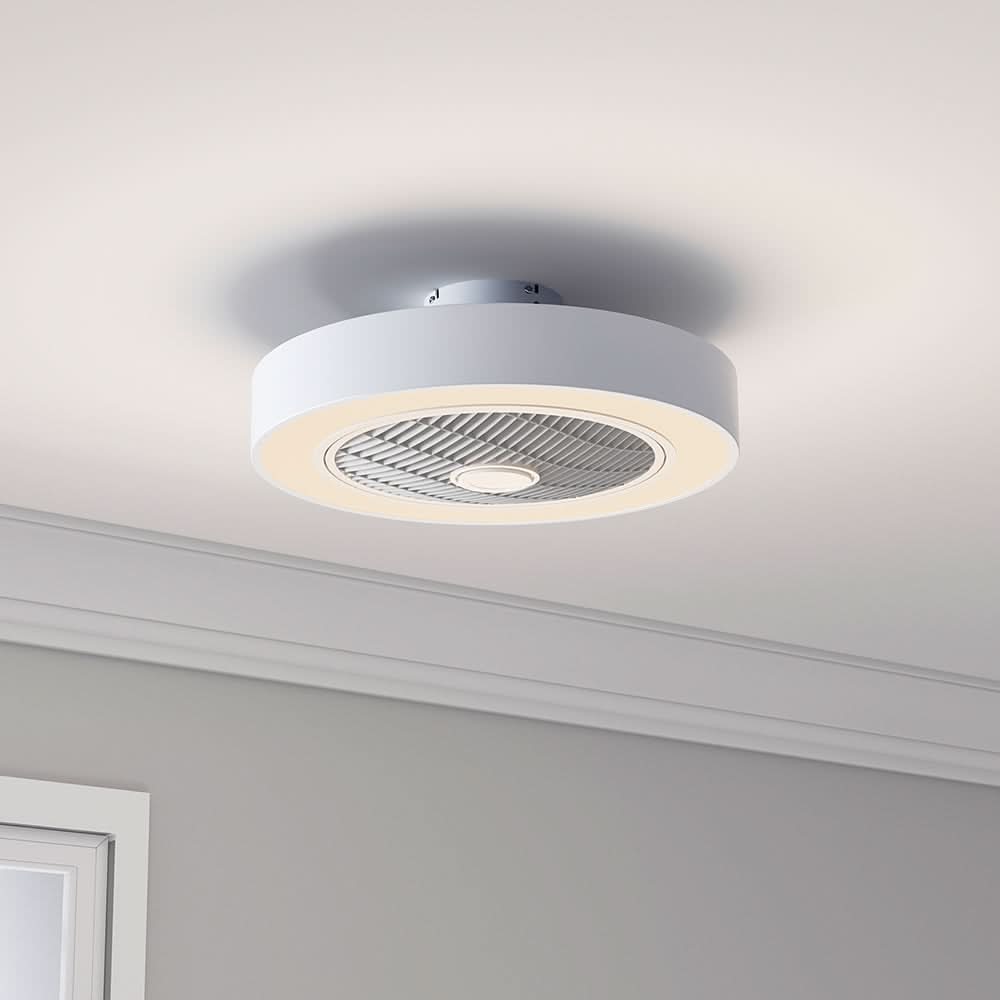 Dia 55cmCeiling Fan with 3 Colour LED Light and Remote Control