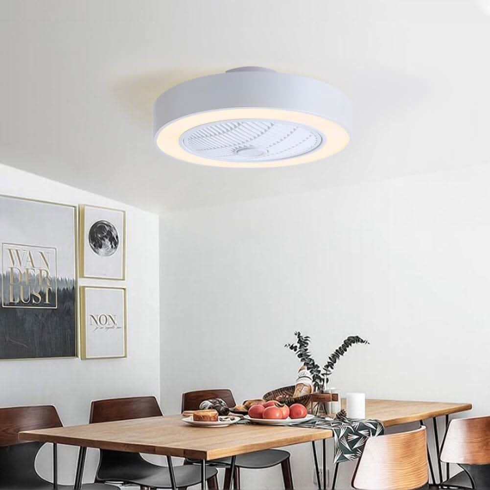 Dia 55cmCeiling Fan with 3 Colour LED Light and Remote Control