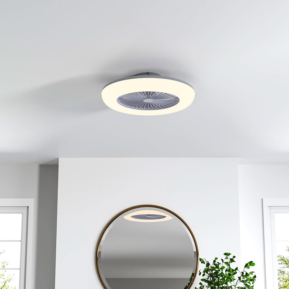 Dia 55cmCeiling Fan with 3 Colour LED Light and Remote Control