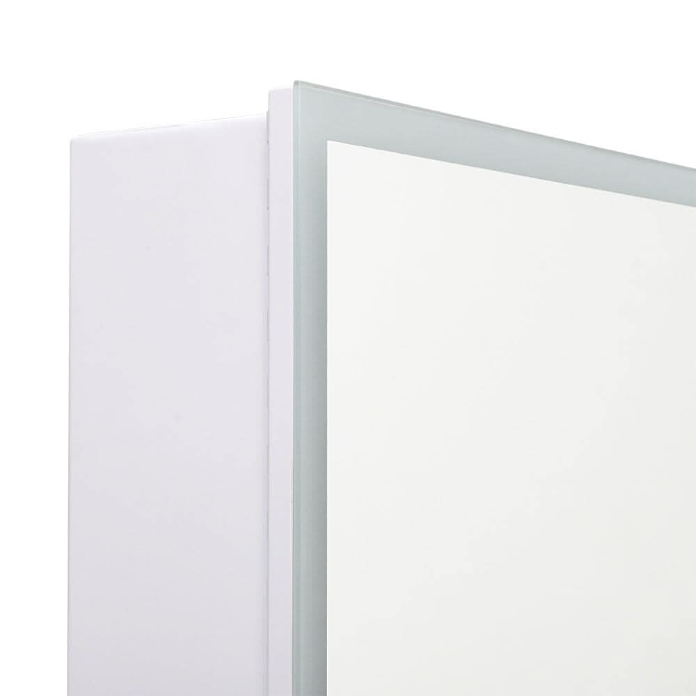 70cm Height Modern Rectangular LED Bathroom Mirror with Wall Mount Cabinet