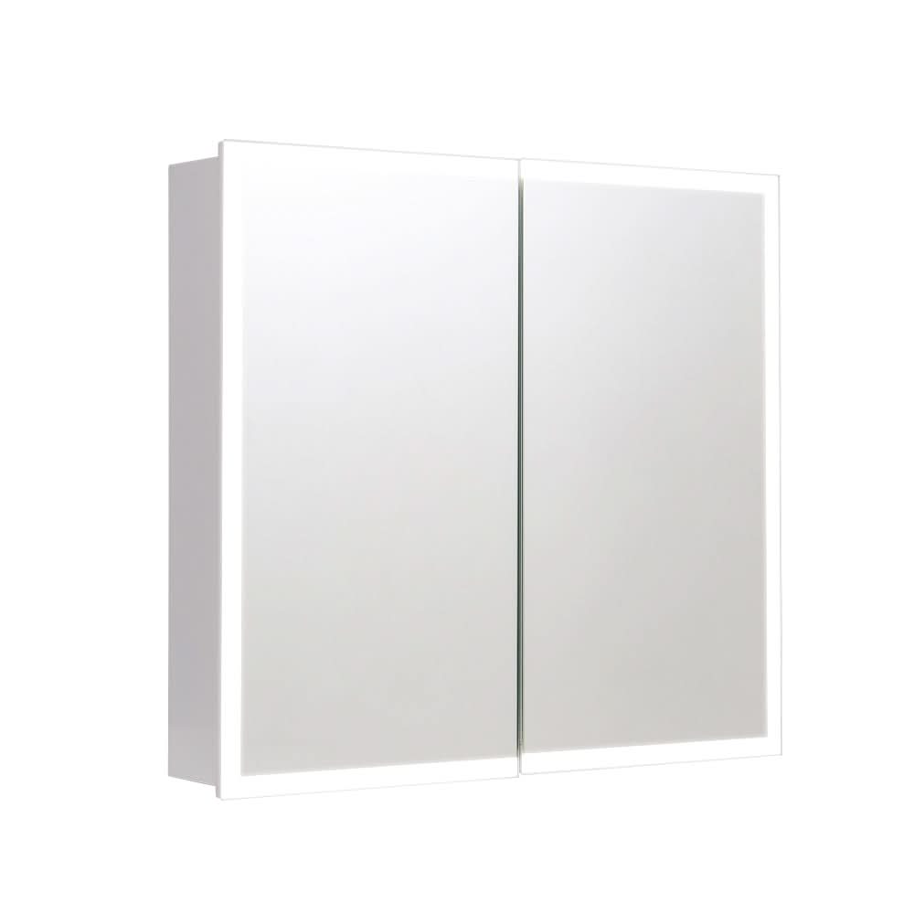 LED Double Door Mirror Cabinet Bathroom 650x600 mm