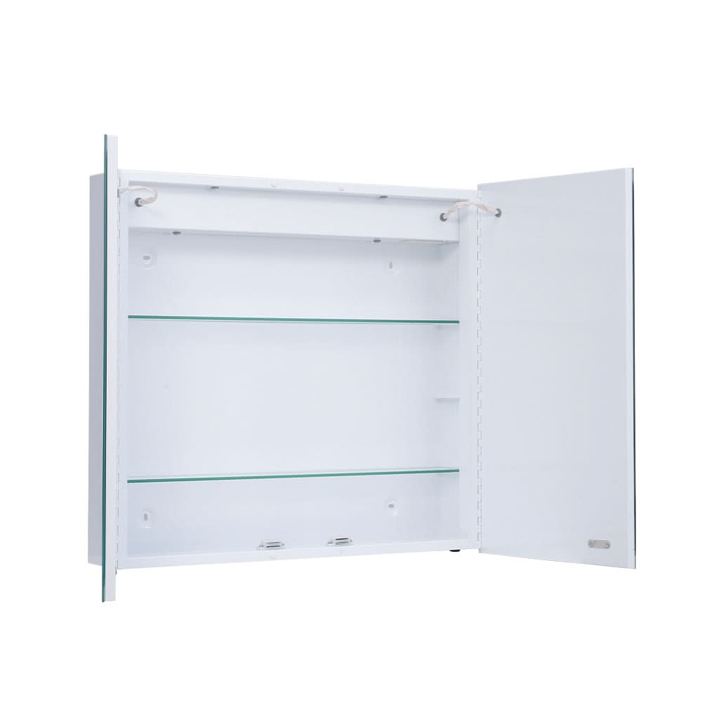 LED Double Door Mirror Cabinet Bathroom 650x600 mm