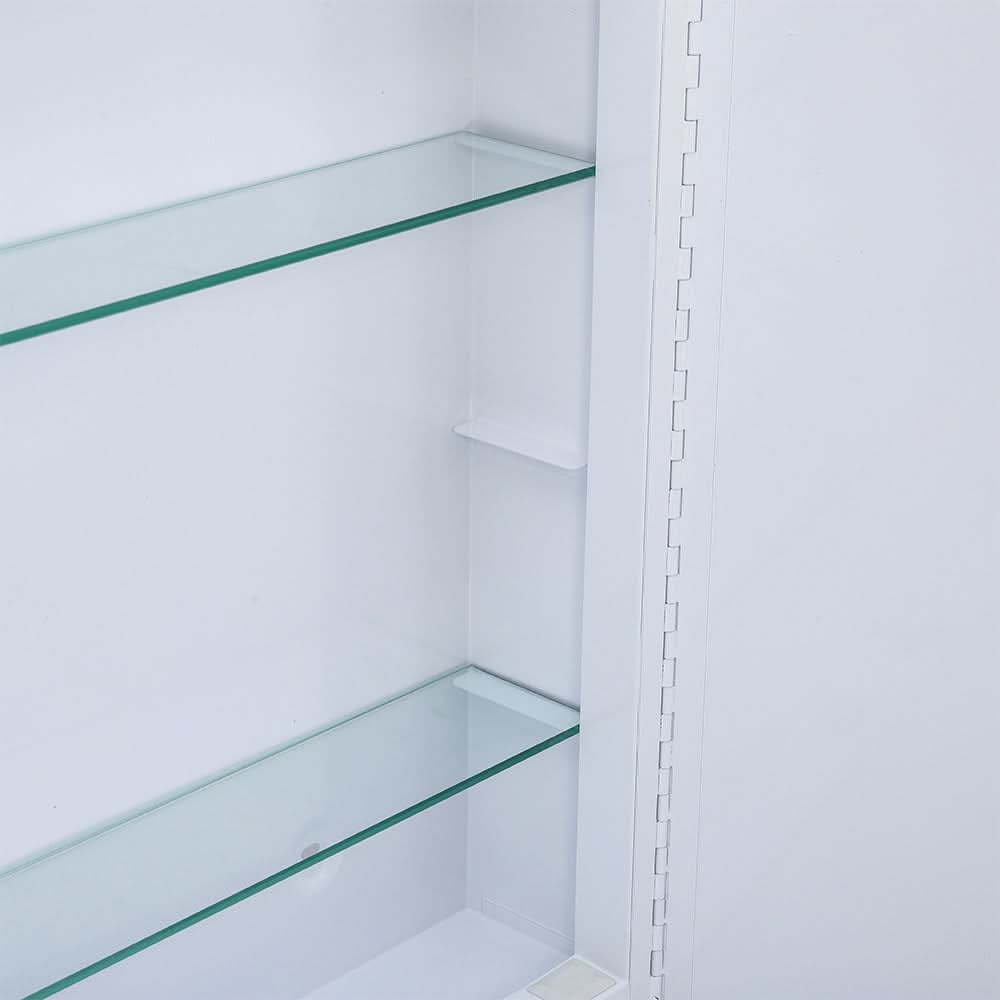 LED Double Door Mirror Cabinet Bathroom 650x600 mm