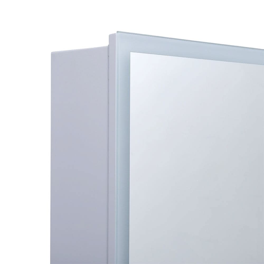 LED Double Door Mirror Cabinet Bathroom 650x600 mm