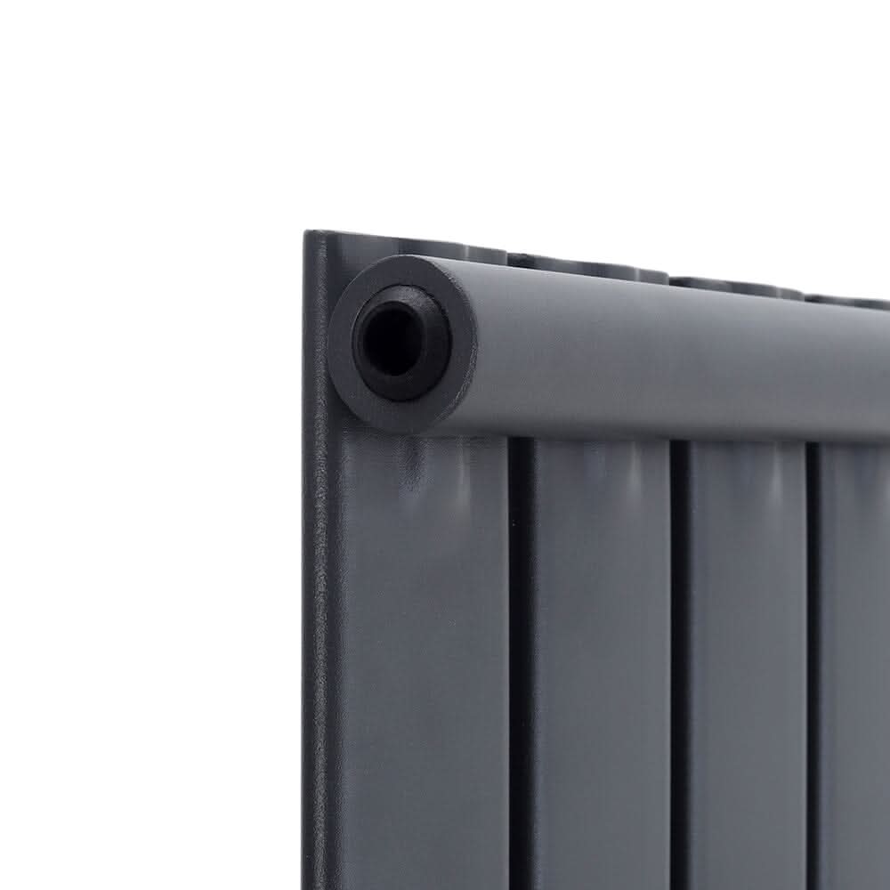 6ft Vertical Single Panel Radiator Anthracite Space Heater