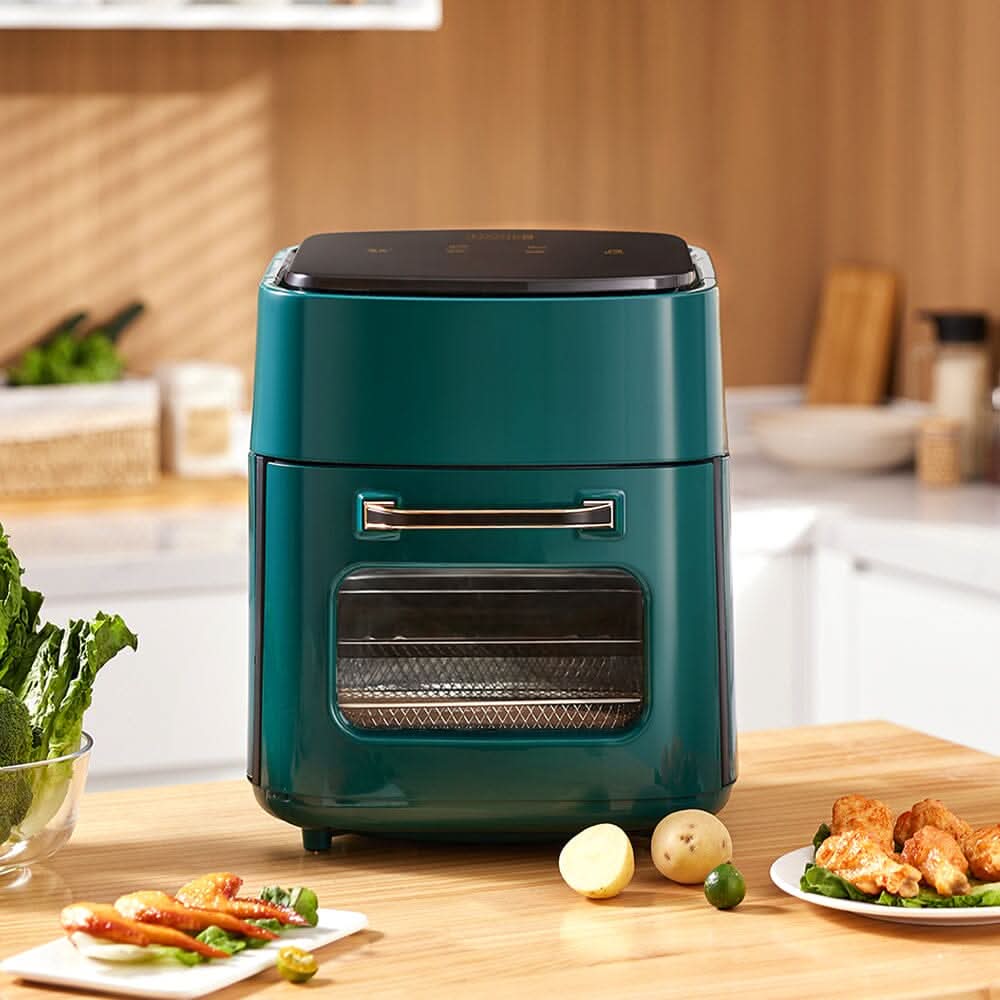 11L Large Kitchen Air Fryer with Visible Front Window