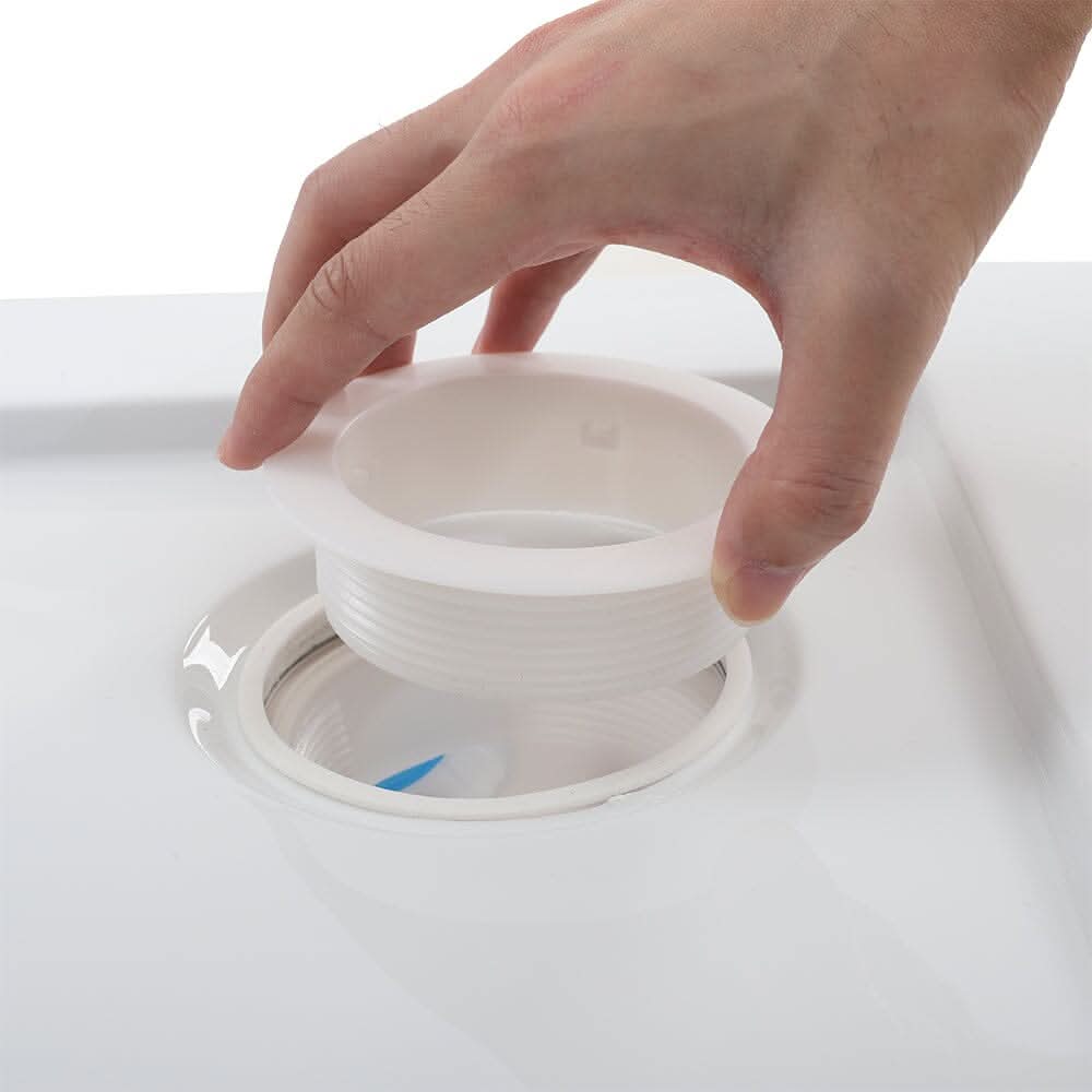 2ft/3ft White Acrylic Shower Tray with Drain