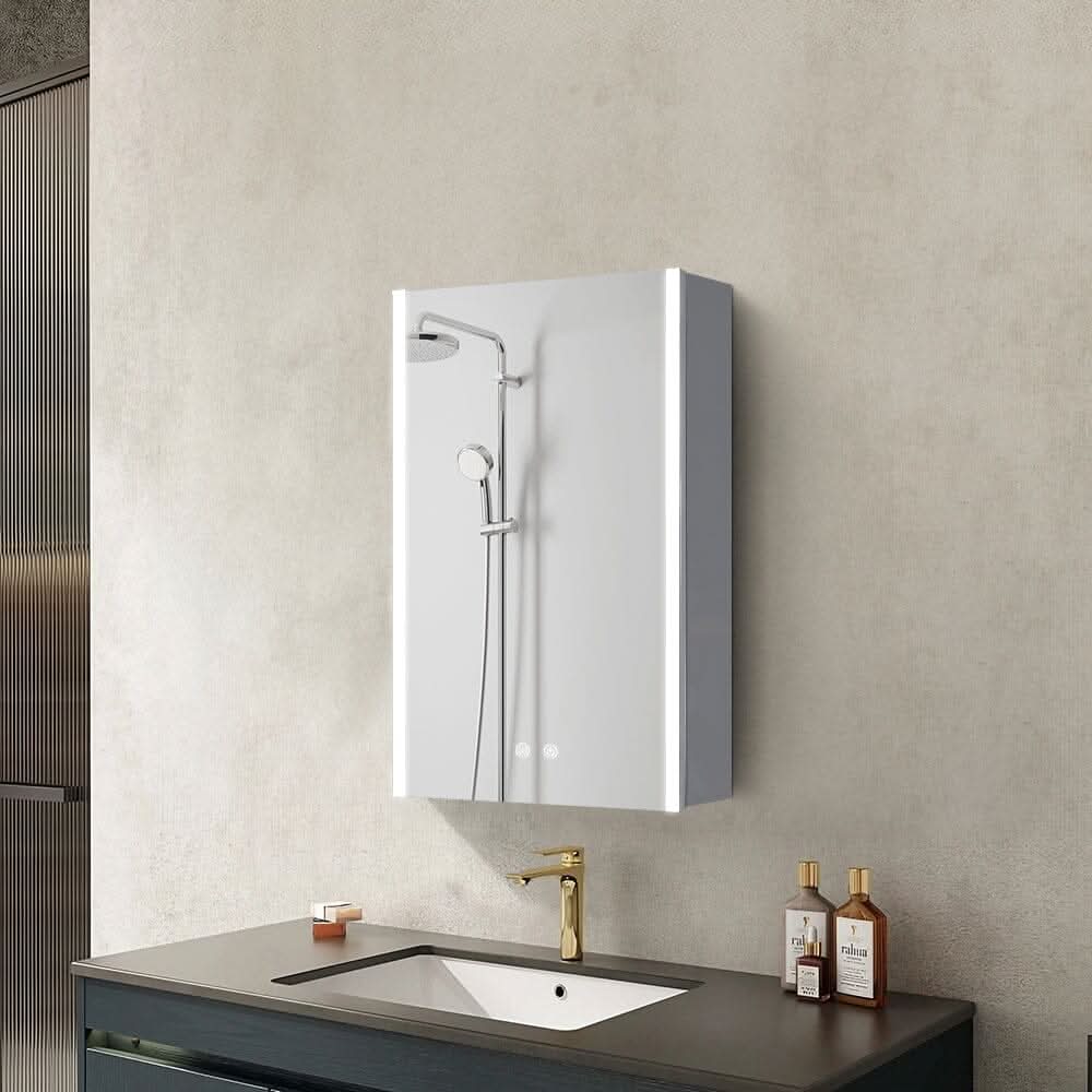 Mordern Frameless 1 Door LED Mirror Cabinet