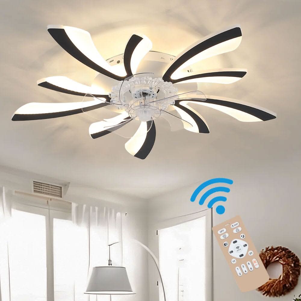 78cm Dia. Acrylic Creative Ceiling Fan with LED Lights