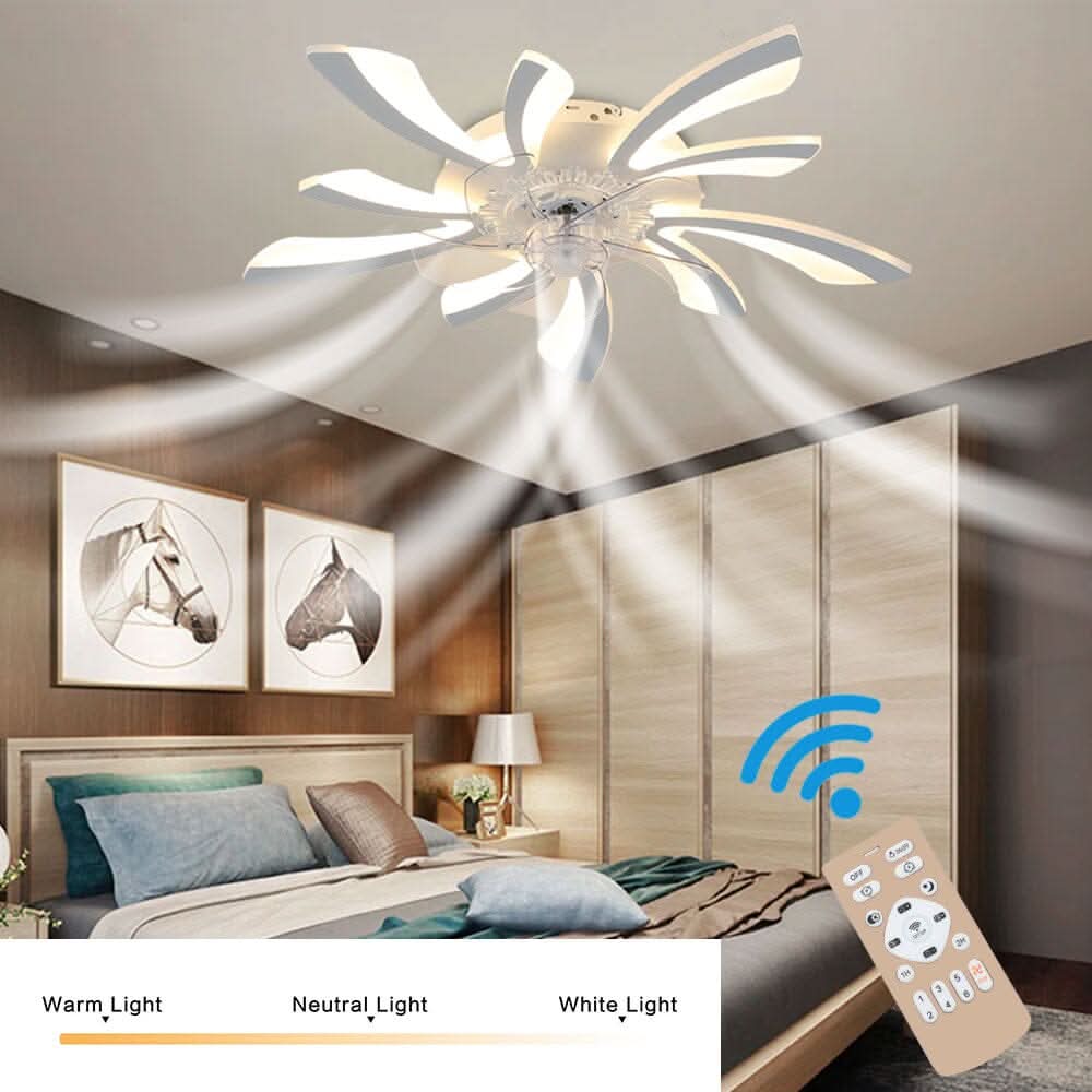 78cm Dia. Acrylic Creative Ceiling Fan with LED Lights