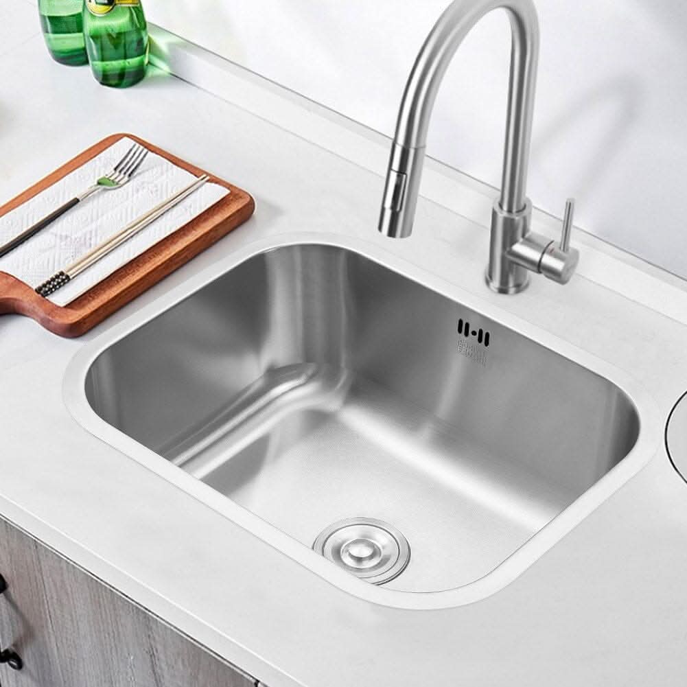 304 Stainless Steel Brushed Finish Square Stretch Sink