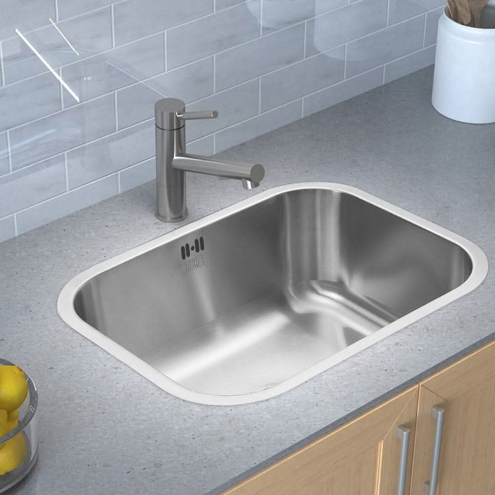 304 Stainless Steel Brushed Finish Square Stretch Sink