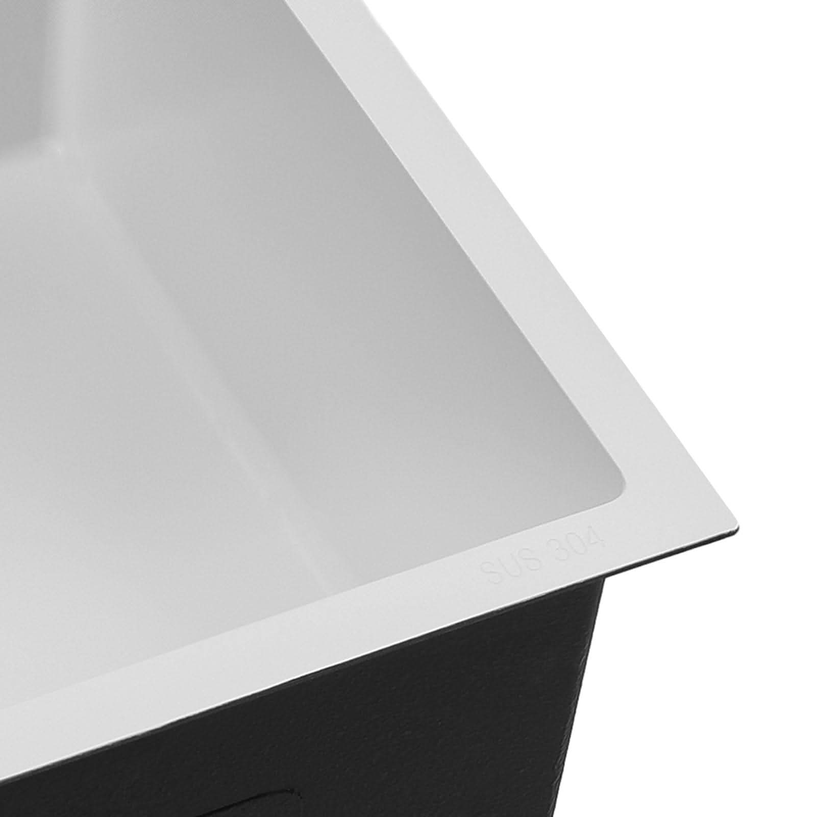 Drop-in Kitchen Sink, Single Bowl Stainless Steel Sink