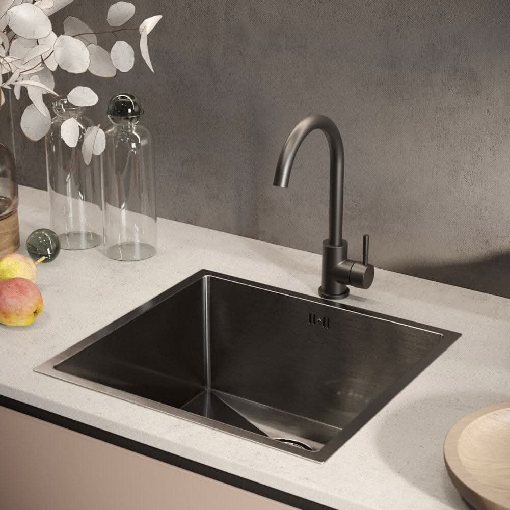Drop-in Kitchen Sink, Single Bowl Stainless Steel Sink
