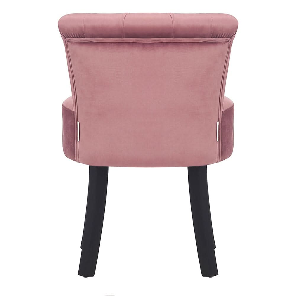 Modern Upholstered Buttoned Stool for Dressing Table