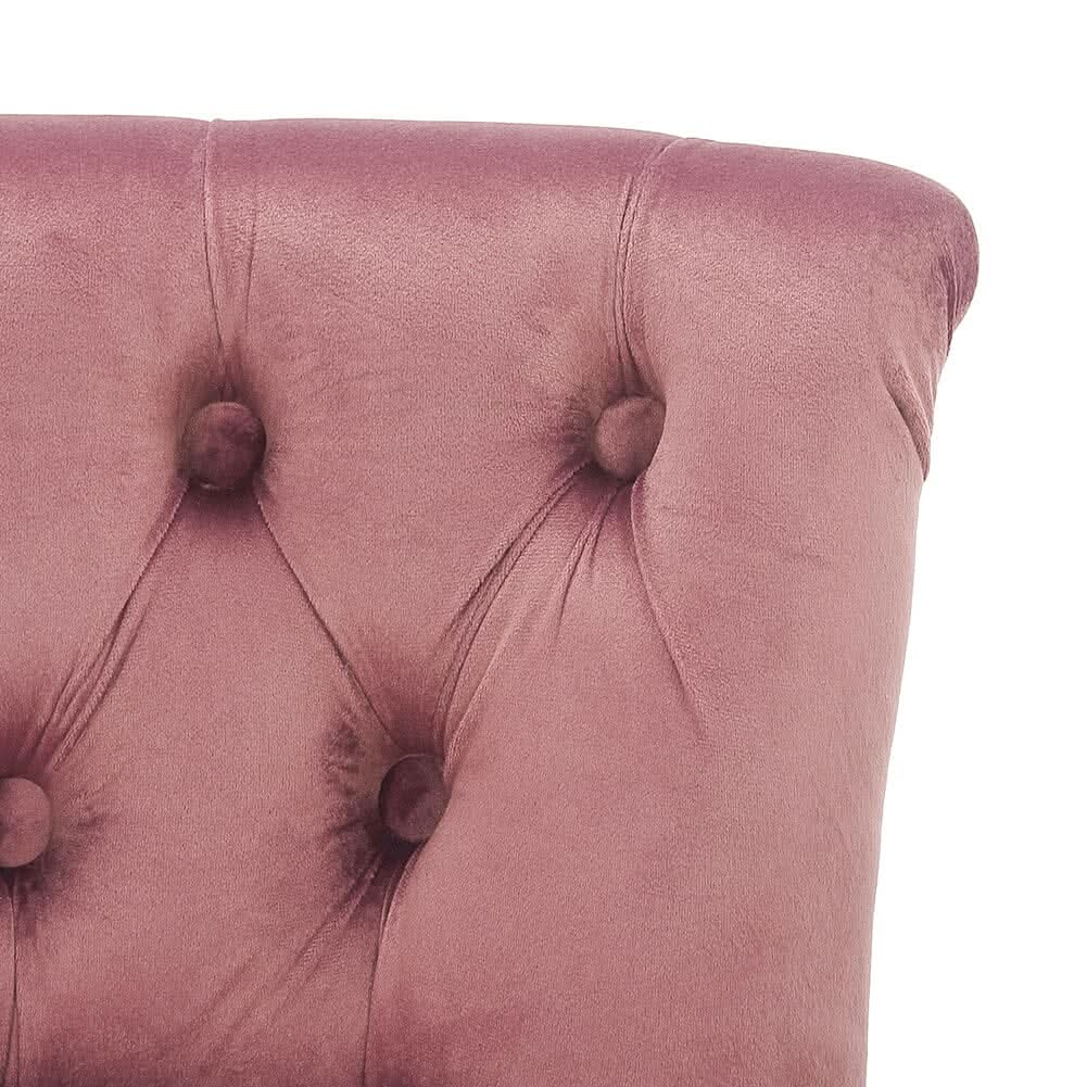Modern Upholstered Buttoned Stool for Dressing Table