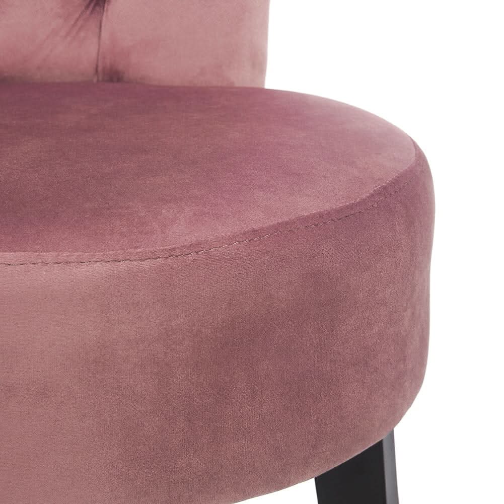 Modern Upholstered Buttoned Stool for Dressing Table