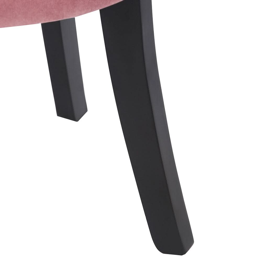 Modern Upholstered Buttoned Stool for Dressing Table
