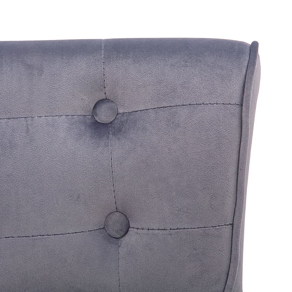 Modern Upholstered Buttoned Stool for Dressing Table