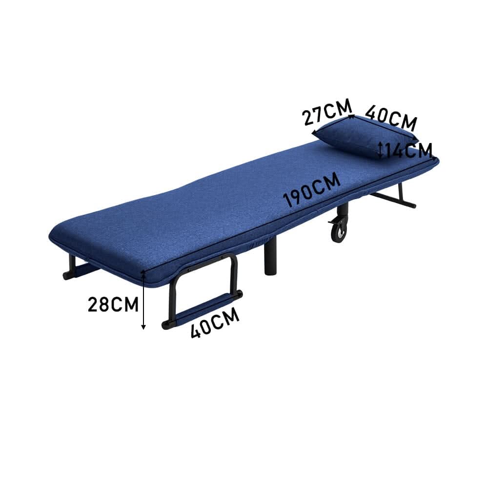 3-in-1, 5-in-1 Lounge and Sofa Bed with Pillow