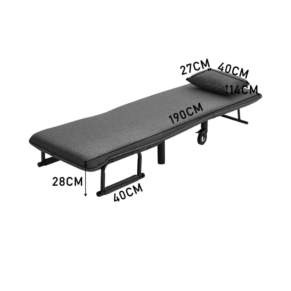 3-in-1, 5-in-1 Lounge and Sofa Bed with Pillow