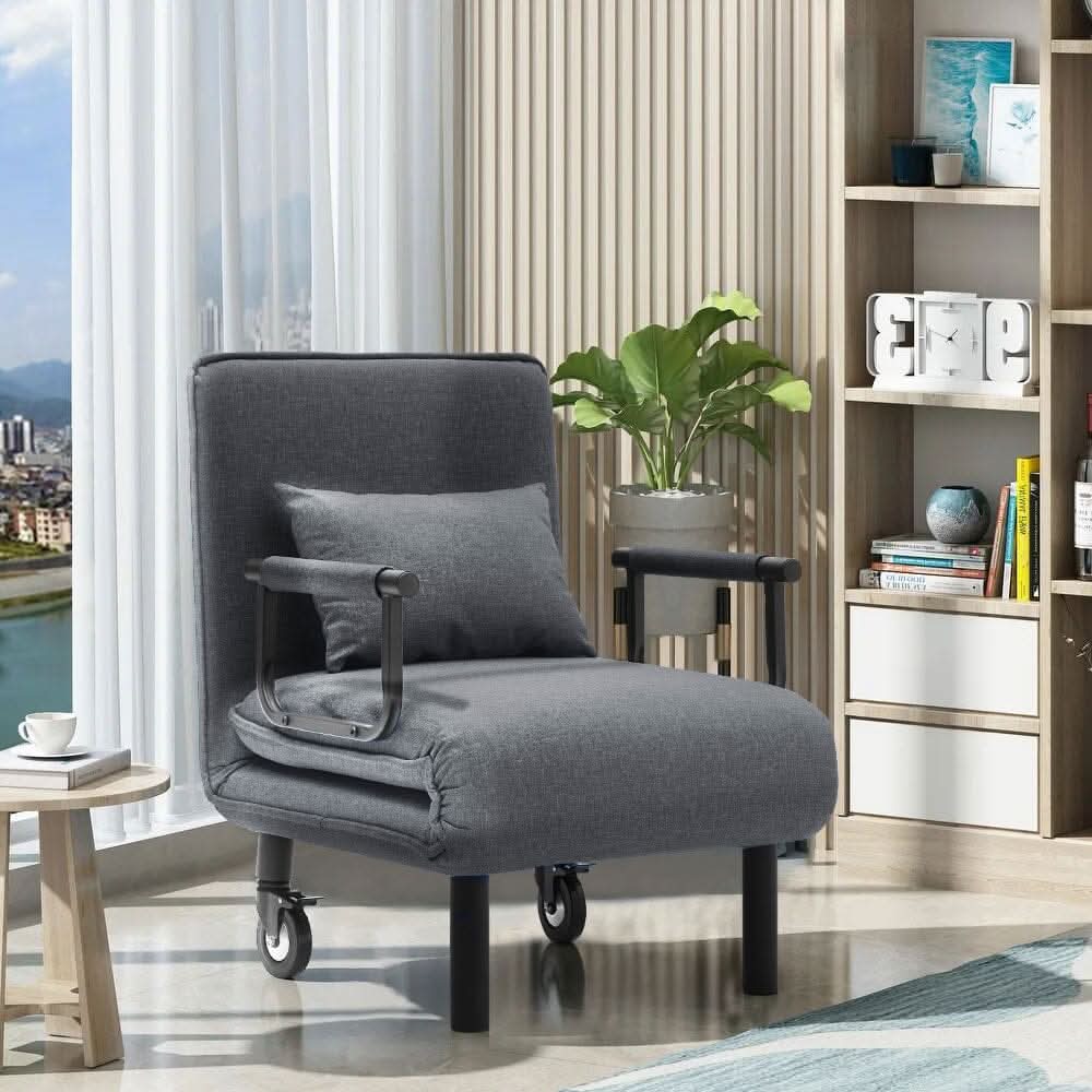 3-in-1, 5-in-1 Lounge and Sofa Bed with Pillow