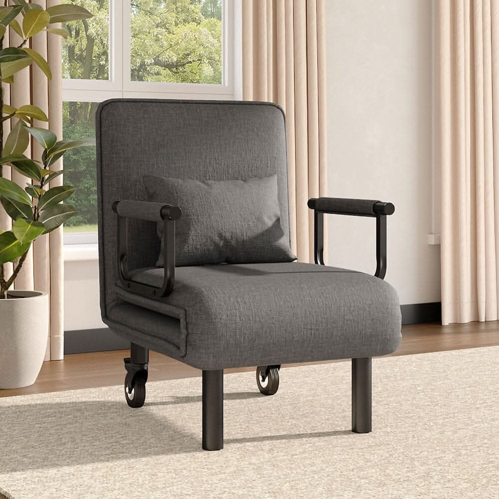 3-in-1, 5-in-1 Lounge and Sofa Bed with Pillow