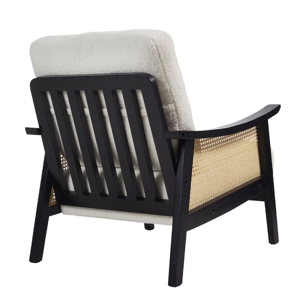 Direct Mid Century Rattan Armchair