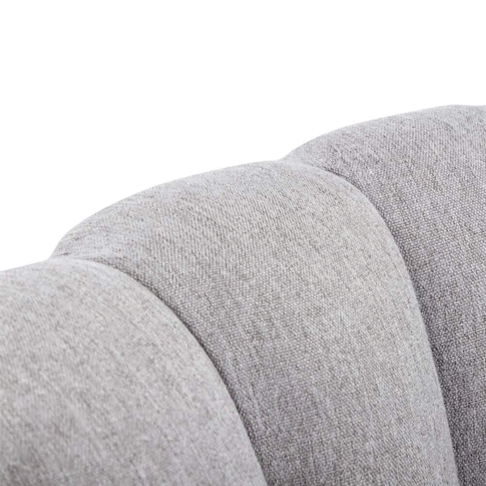 Contemporary Wing Back Armchair and Ottoman Set with Cushion and Footstool