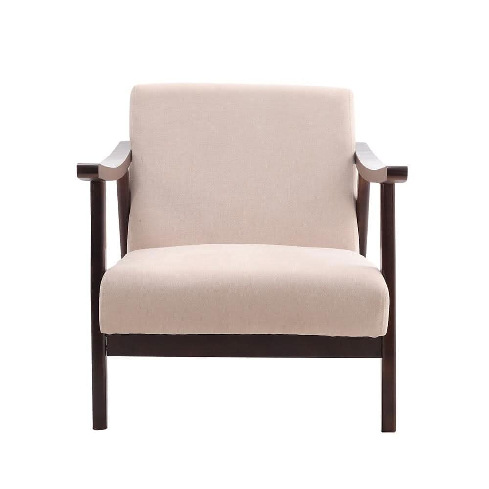 Direct Wooden Single Armchair Sofa Accent Chair Fabric