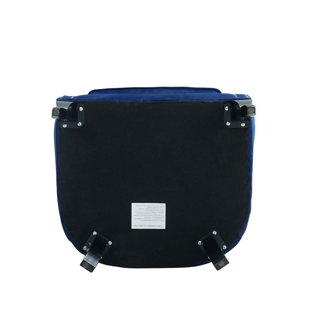 Luxurious Button Armchair with Toss Pillow