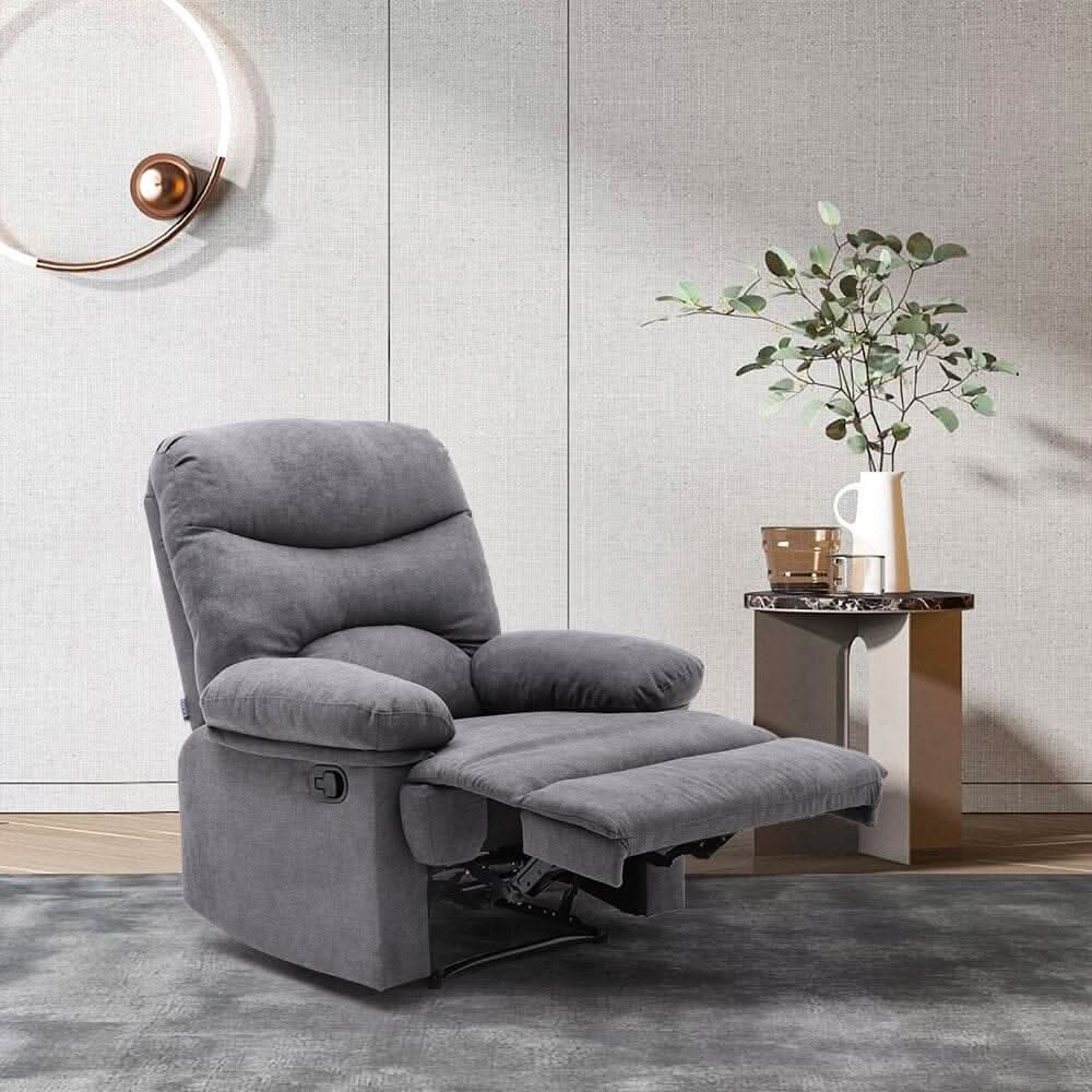 Faux Leather Upholstered Recliner Armchair