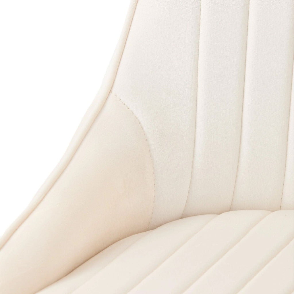 Velvet Dining Chair Gold Leg Pair Seating