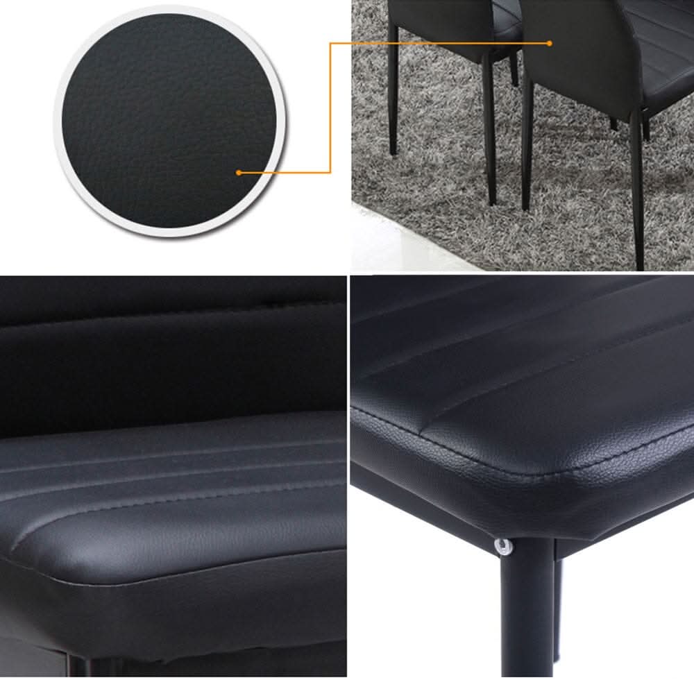 PU Leather Dining Chair Set