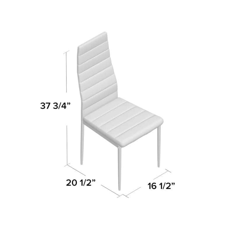 PU Leather Dining Chair Set