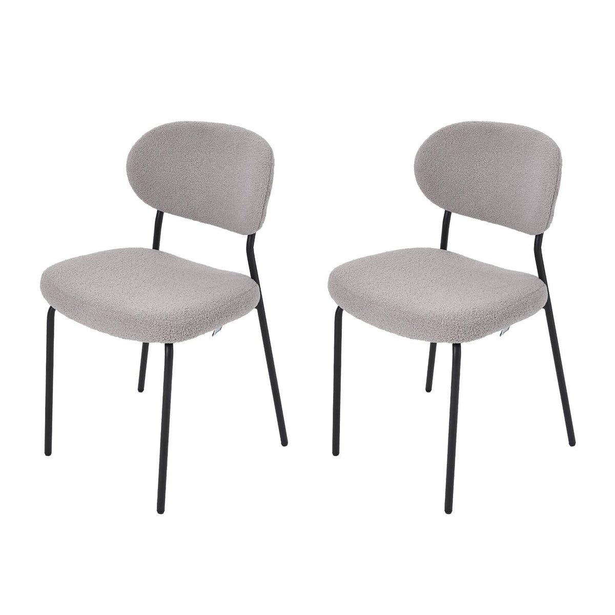 Teddy Fabric Dining Chair Set
