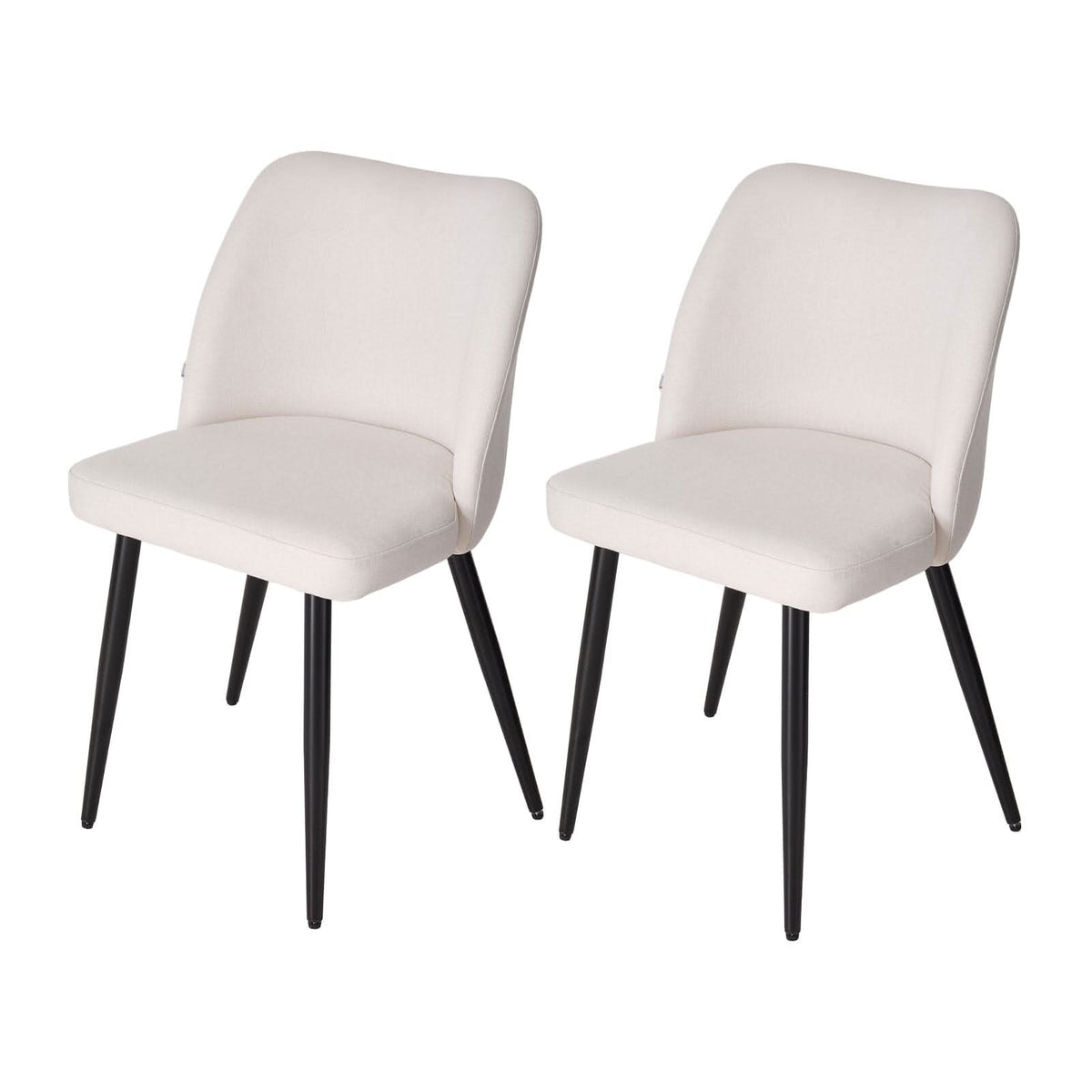 Modern Upholstered Dining Chair Set – Compact Size