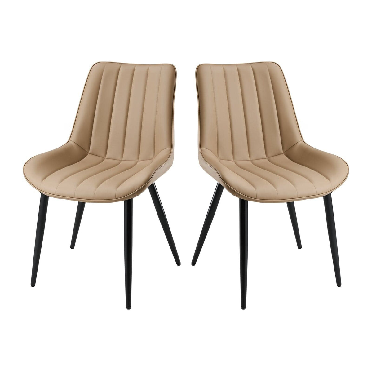 Modern Upholstered Dining Chair Set – Standard Size