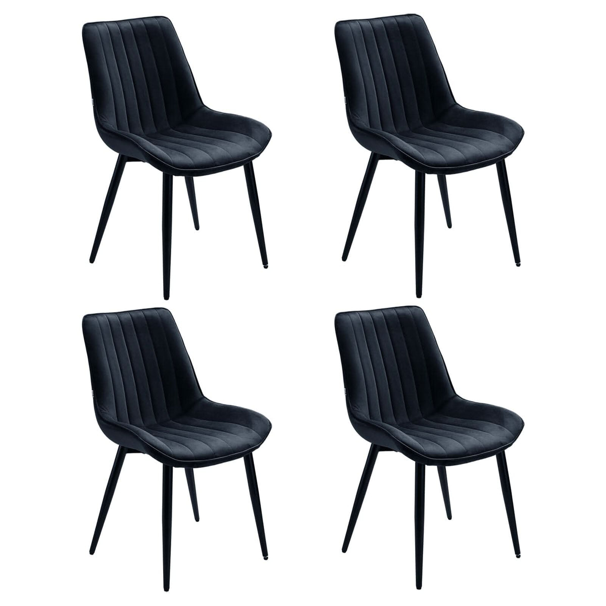 Modern Upholstered Dining Chair Set – Standard Size