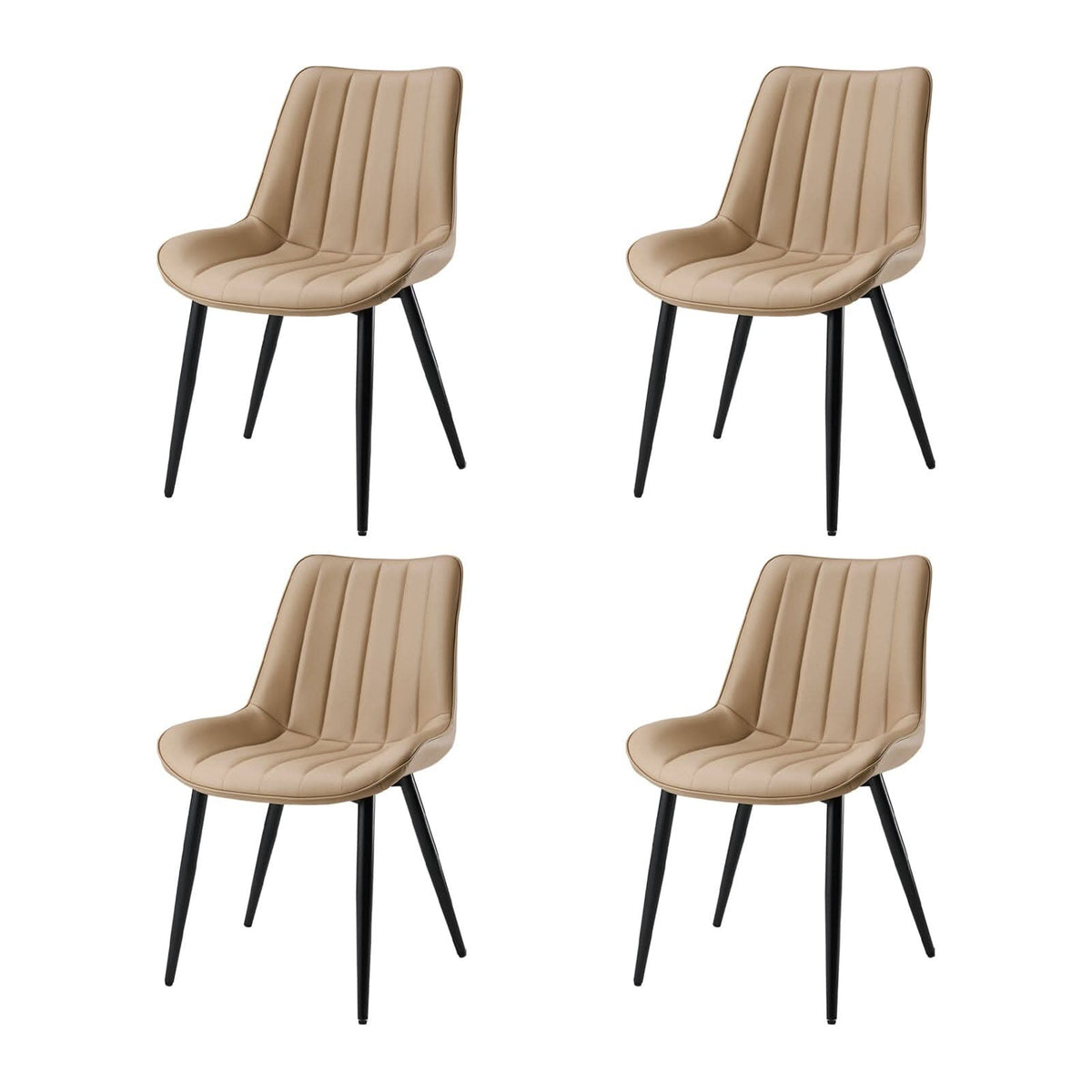 Modern Upholstered Dining Chair Set – Standard Size