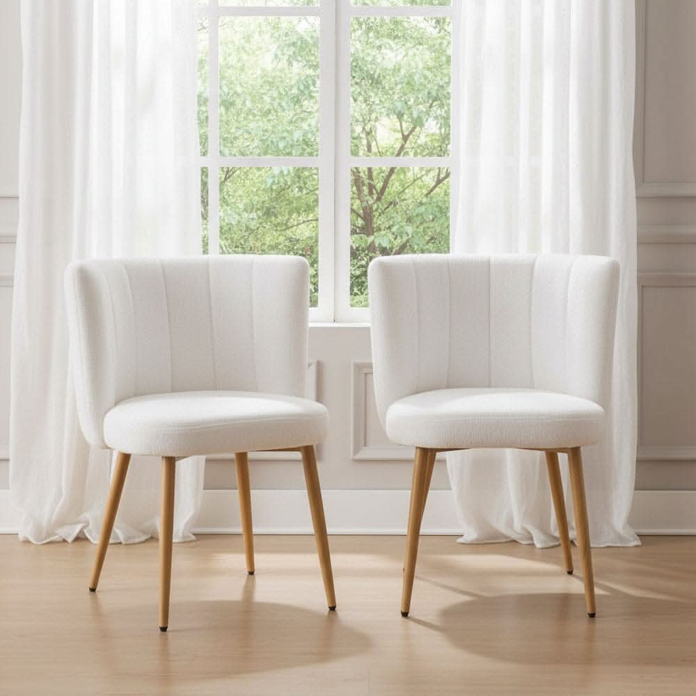 Modern Teddy Upholstered Dining Chair Set