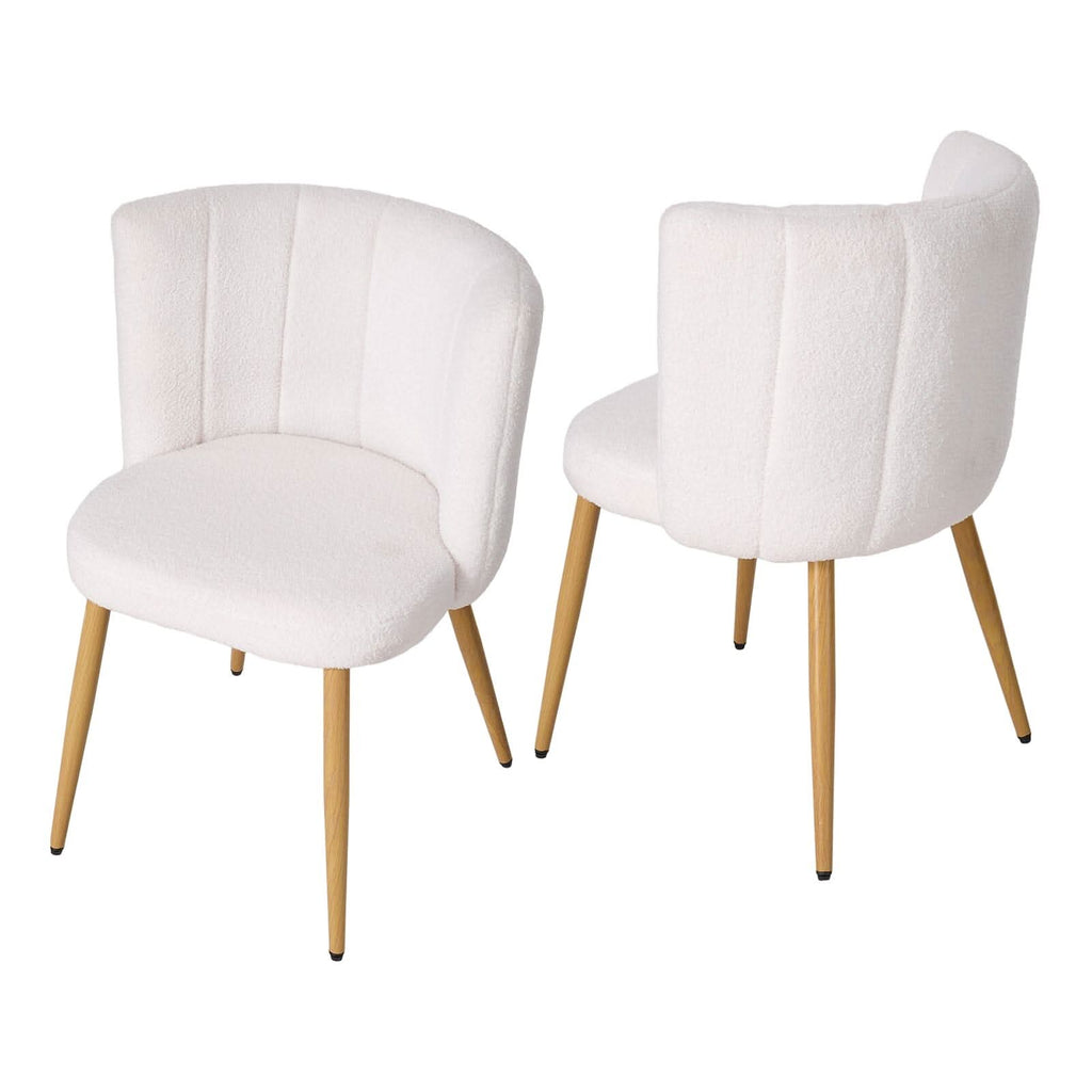Modern Teddy Upholstered Dining Chair Set