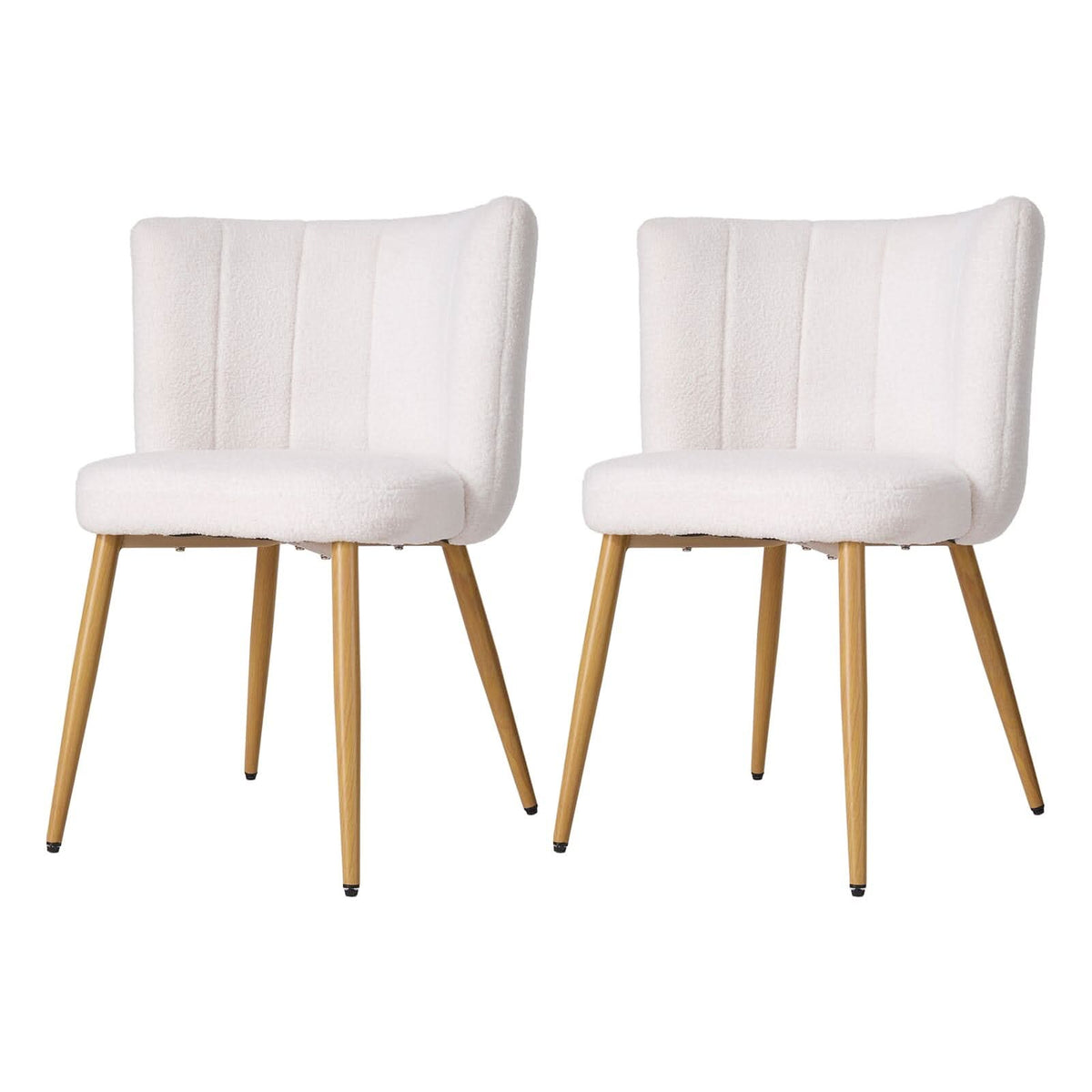 Modern Teddy Upholstered Dining Chair Set