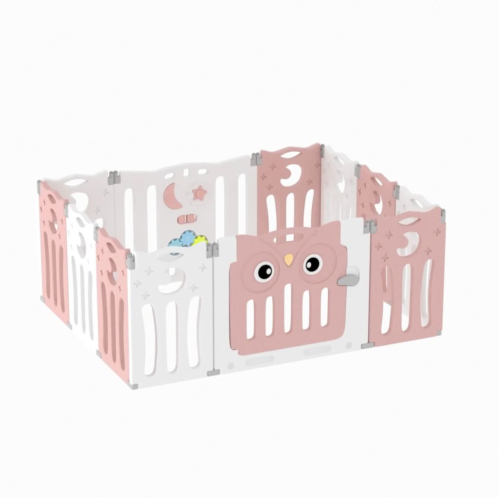 63cm H Kids Safety Play Yard Blue Foldable Home Activity Center