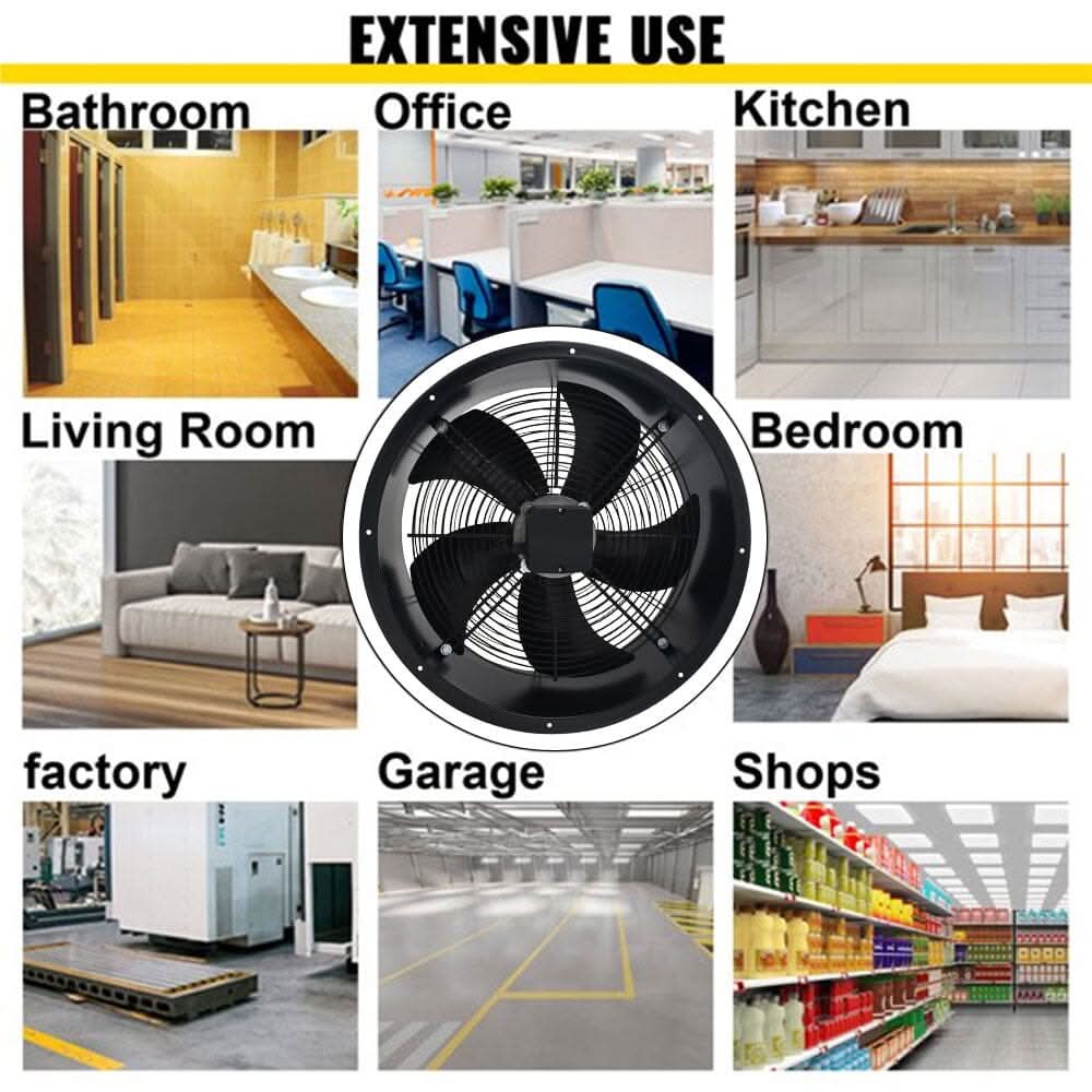 Ventilation Wall-Mounted Exhaust Axial Fan 14/16/20/22/24 inch