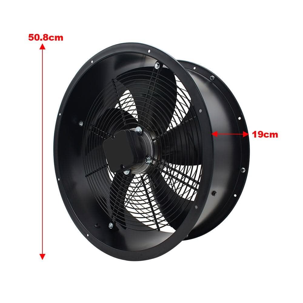 Ventilation Wall-Mounted Exhaust Axial Fan 14/16/20/22/24 inch