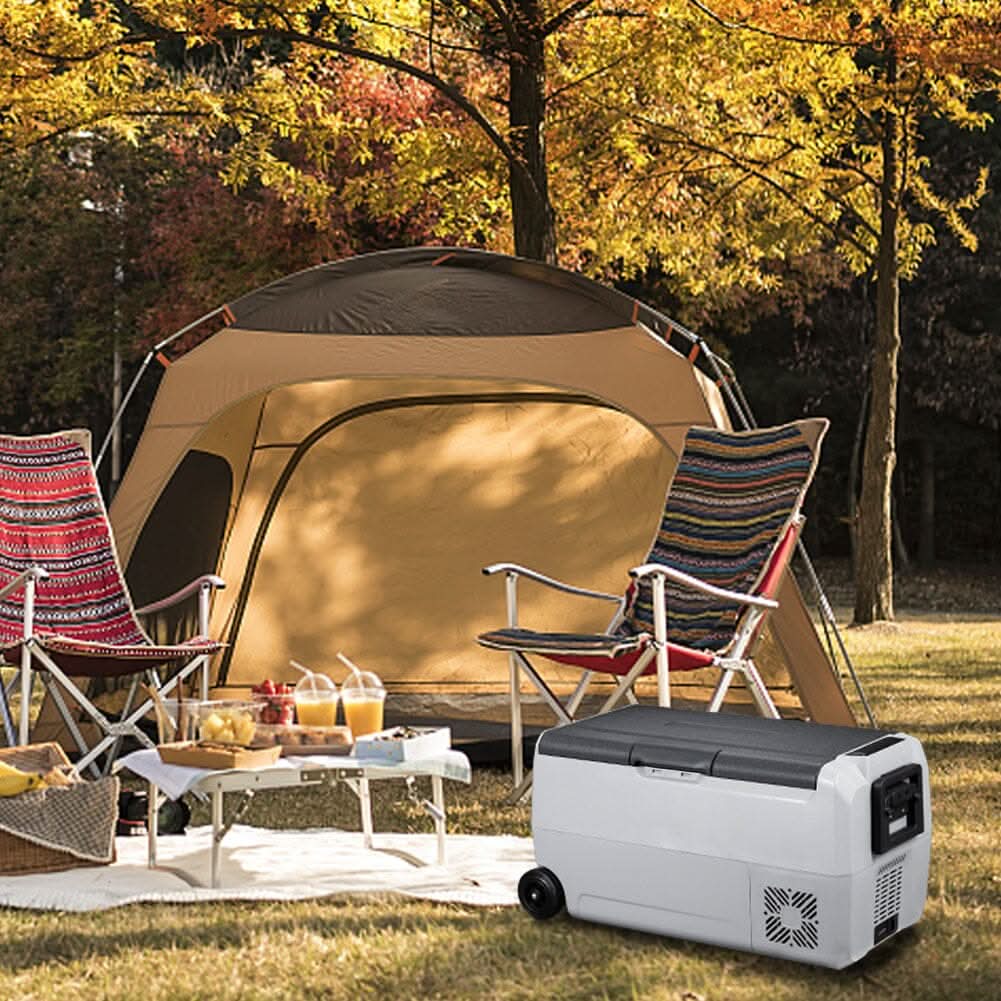 36L Portable Car Compressor Refrigerator for Camping Road Trip