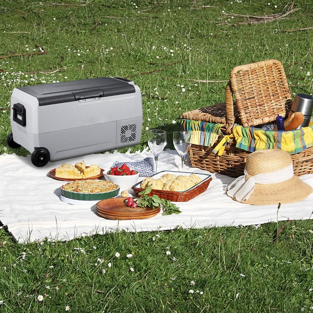36L Portable Car Compressor Refrigerator for Camping Road Trip