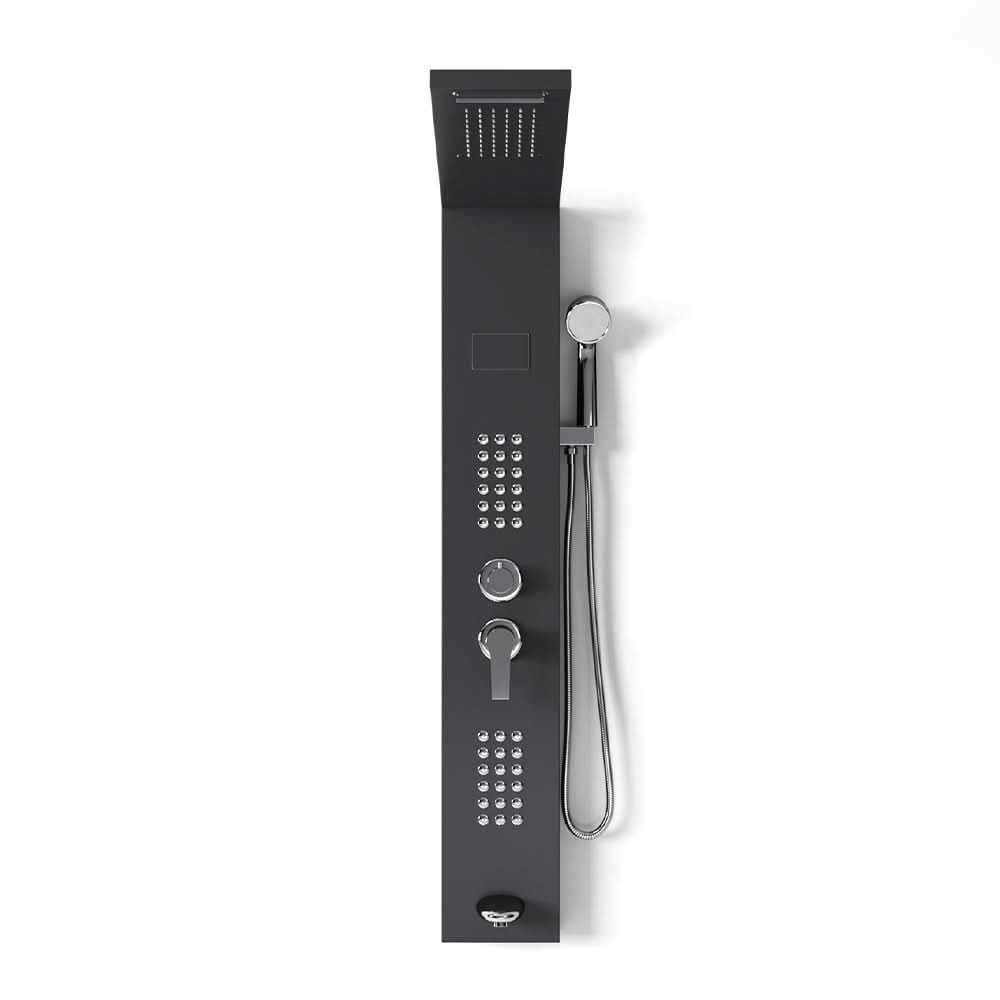 126cm Height 5 Function LED Display Shower Panel Shower System with Hand Shower Head