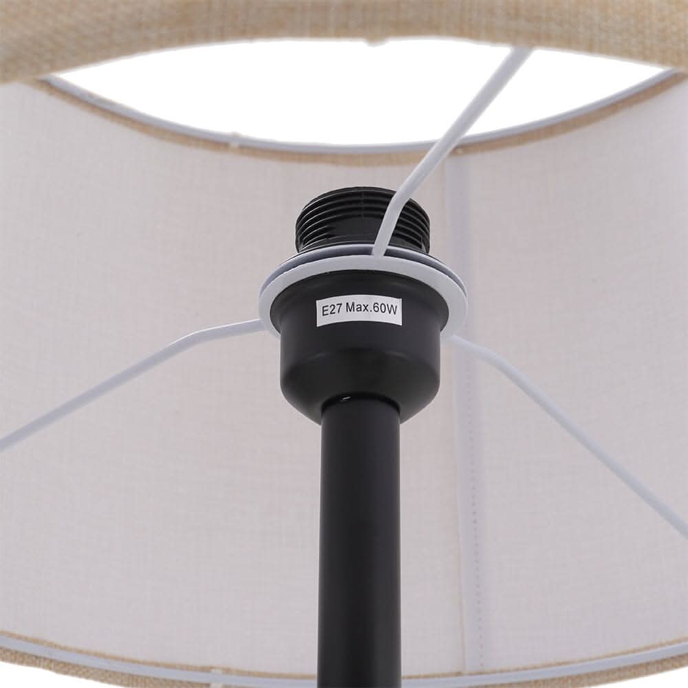 2-Light Floor Standing Lamp with Adjustable Head
